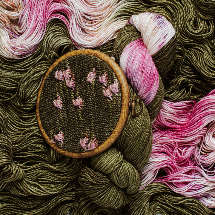 succulent yarn Succulent Assigned Pooling Hand-dyed Yarn Singles Fingering
