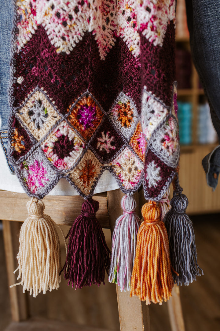 "Ziggy Interrupted" Crochet Scarf Kit