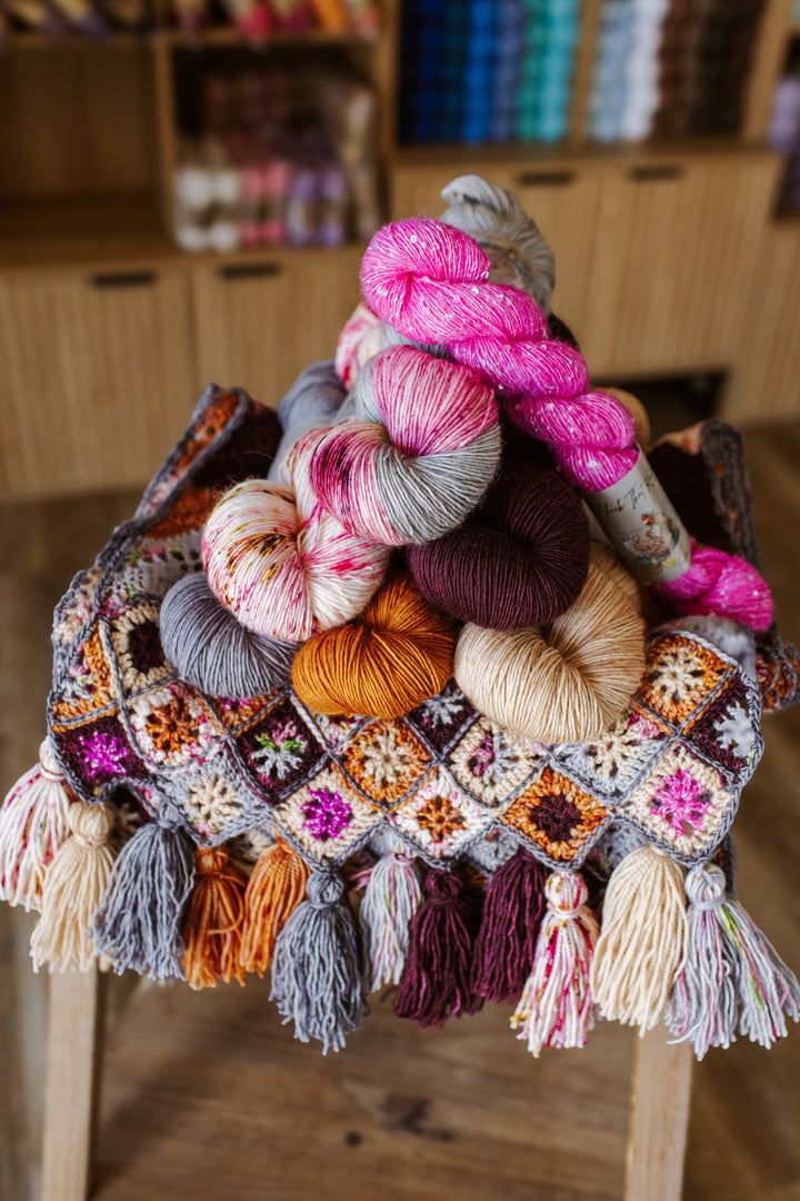 "Ziggy Interrupted" Crochet Scarf Kit