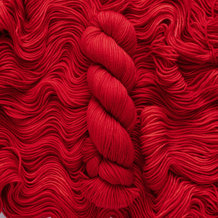 "Tomato" Hand-Dyed Yarn – Harvest Collection
