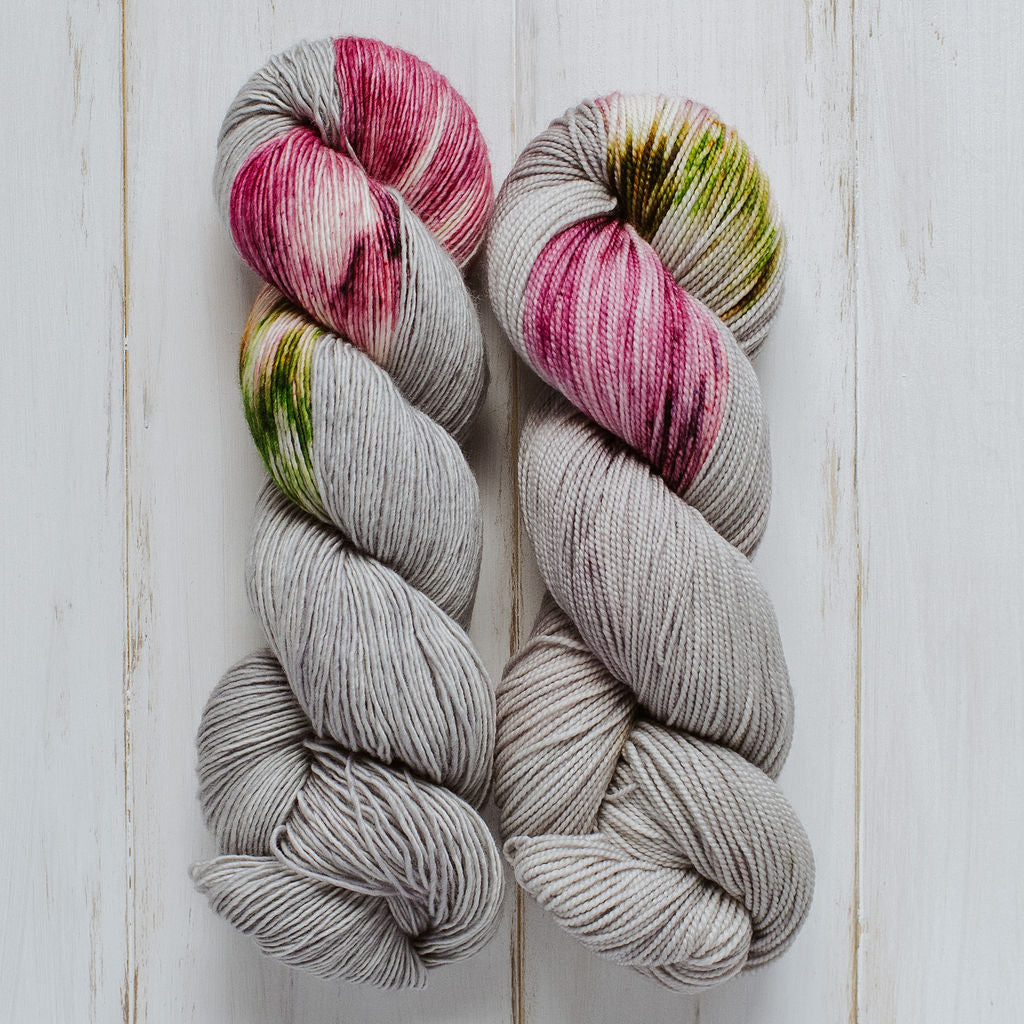 "Turtledove" Assigned Pooling Hand-dyed Yarn