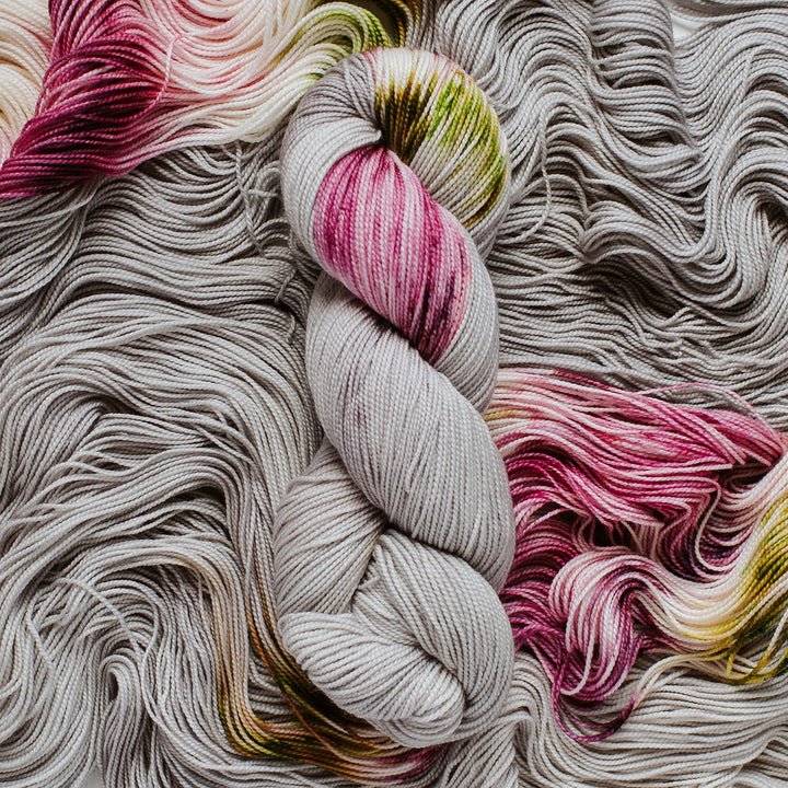 "Turtledove" Assigned Pooling Hand-dyed Yarn