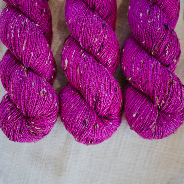 "Sassy" Donegal Tweed  Hand-dyed Yarn