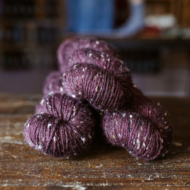 "Academia" Donegal Tweed DK Hand-dyed Yarn