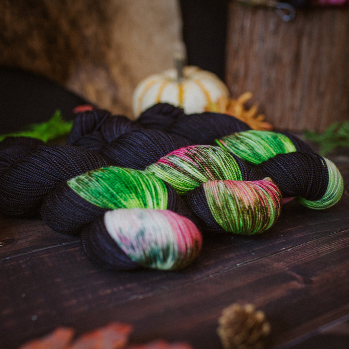 "Wicked" Assigned Pooling Hand-dyed Yarn – "Wicked" Collection