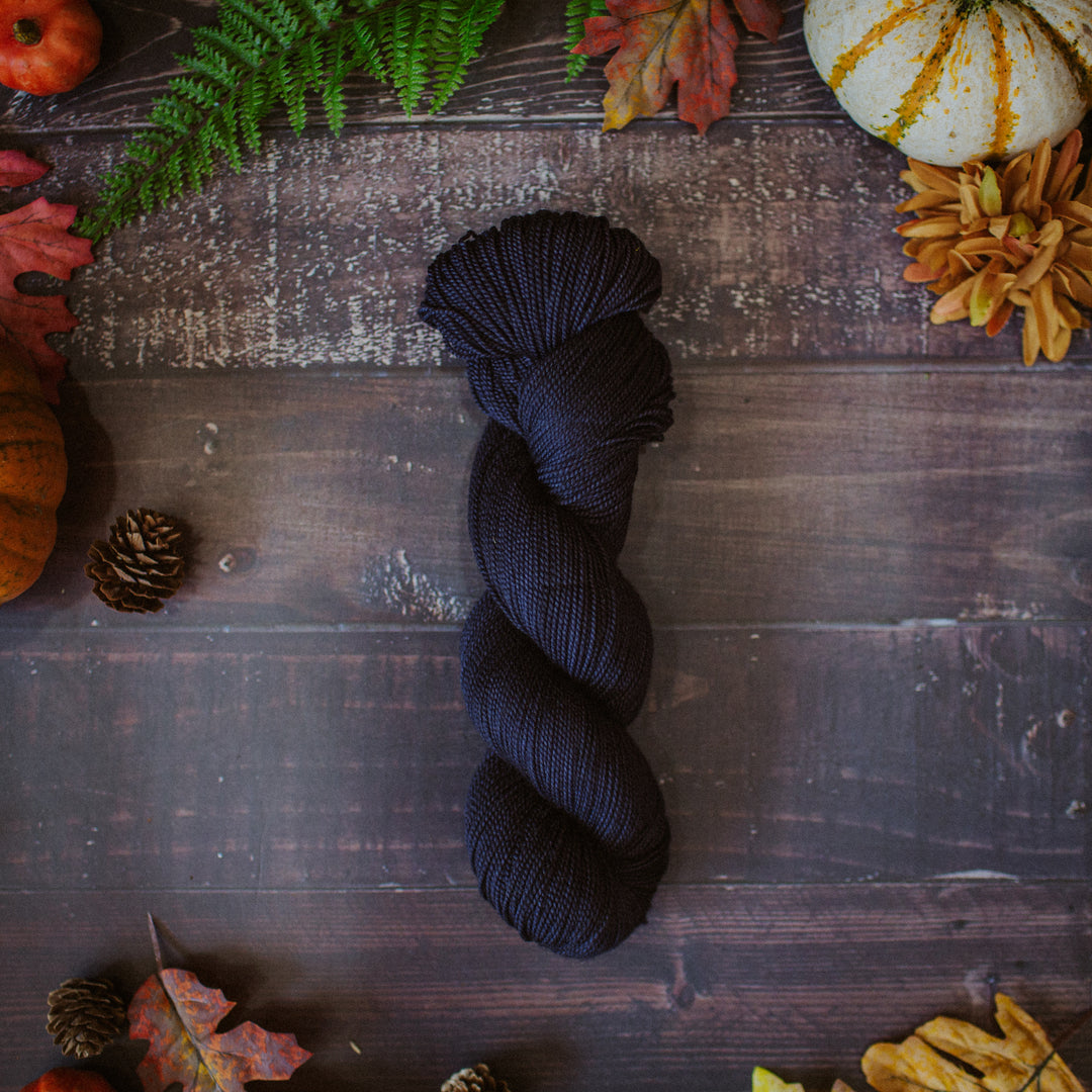 "Onyx" Hand-dyed Yarn