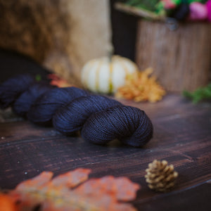 "Onyx" Hand-dyed Yarn – "Wicked" Collection – Pre-order