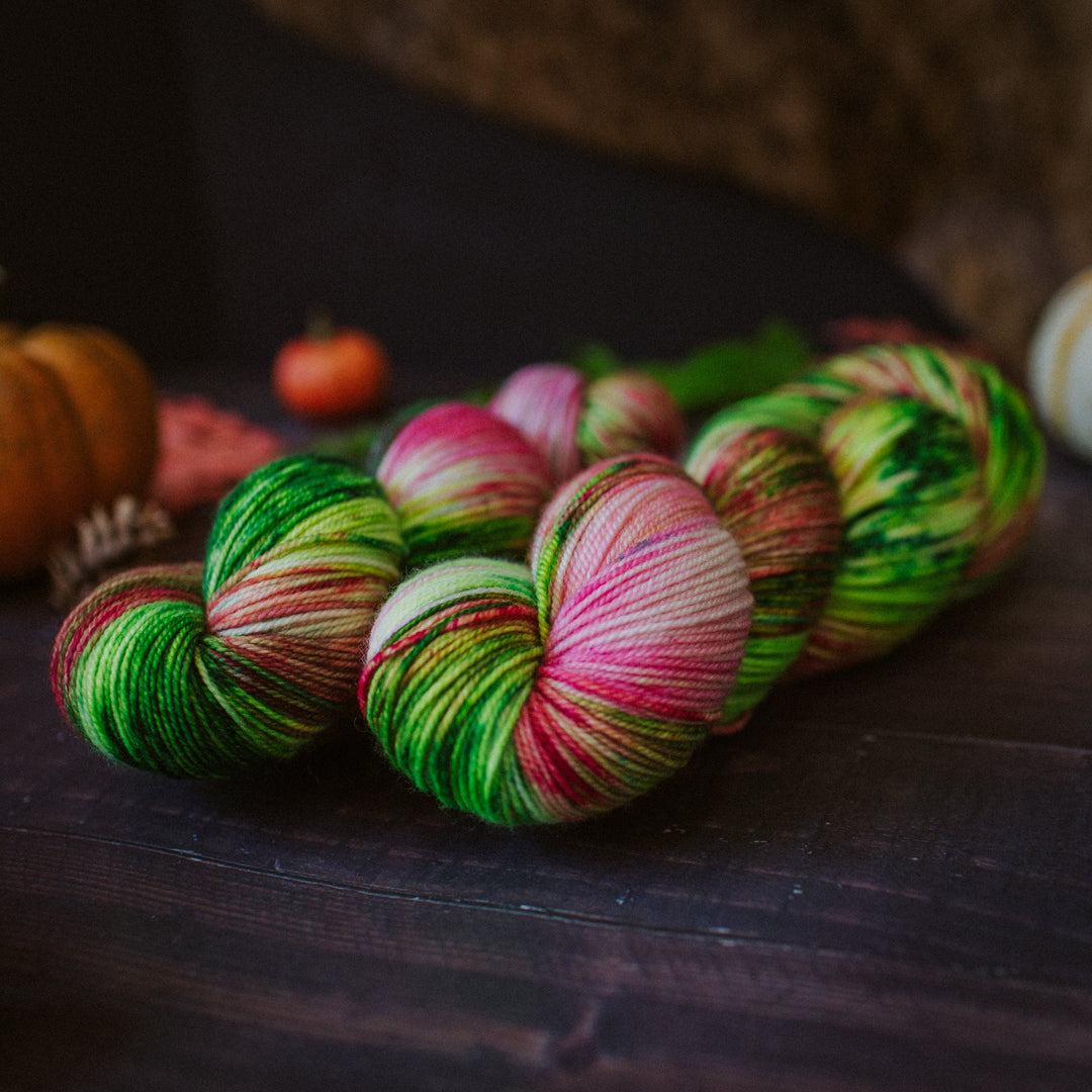 "Over the Rainbow" Hand-dyed Yarn – "Wicked" Collection