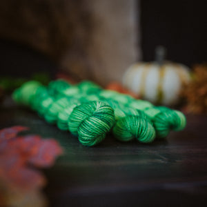 "Elphaba" Mini Sock Hand-dyed Yarn – "Wicked" Collection – Pre-order