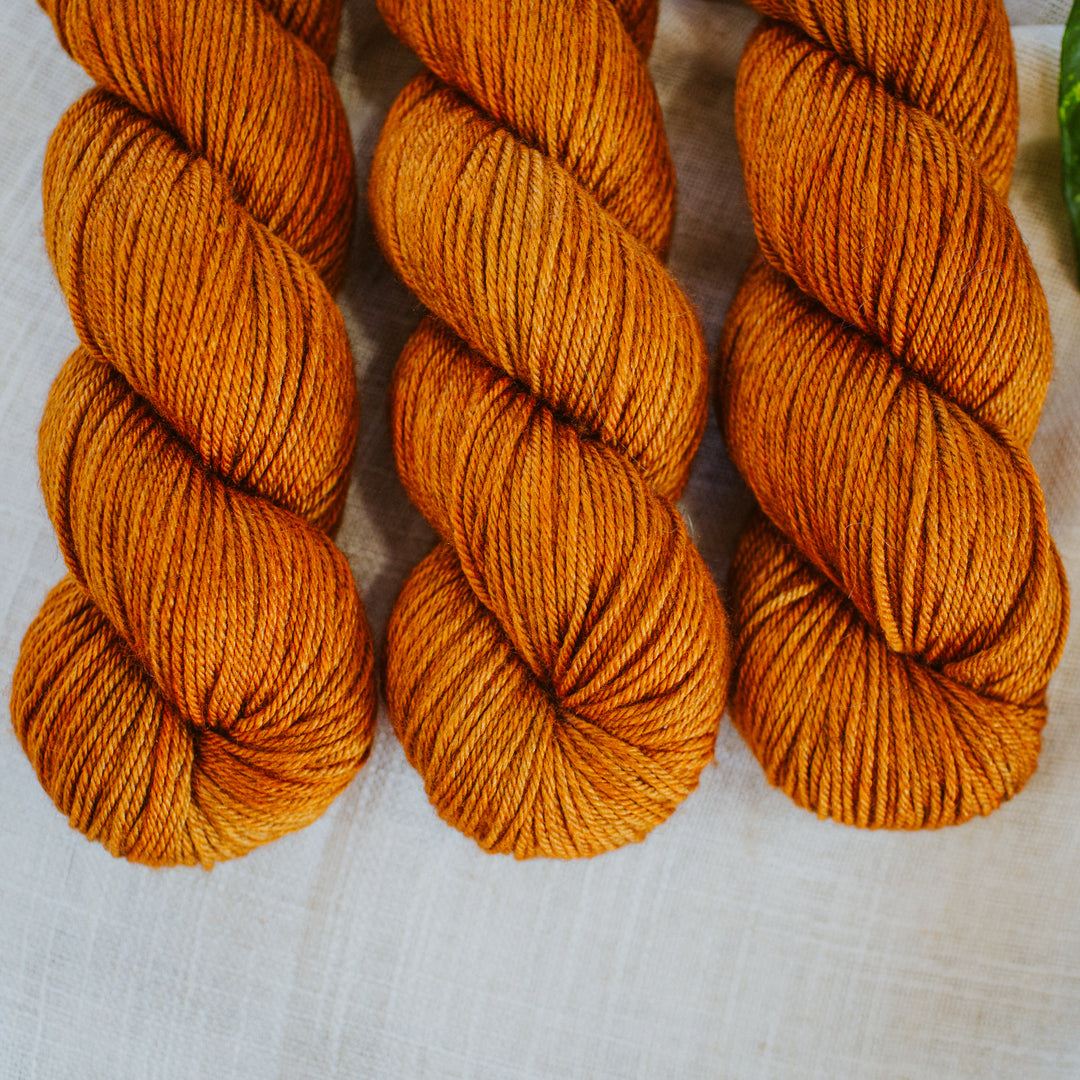 "Blaze" Yak/Silk DK Hand-Dyed Yarn