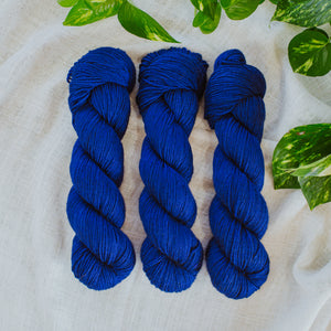 "Midnight Romance" Yak/Silk DK Hand-Dyed Yarn