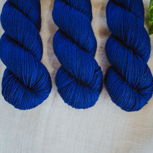 "Midnight Romance" Yak/Silk DK Hand-Dyed Yarn