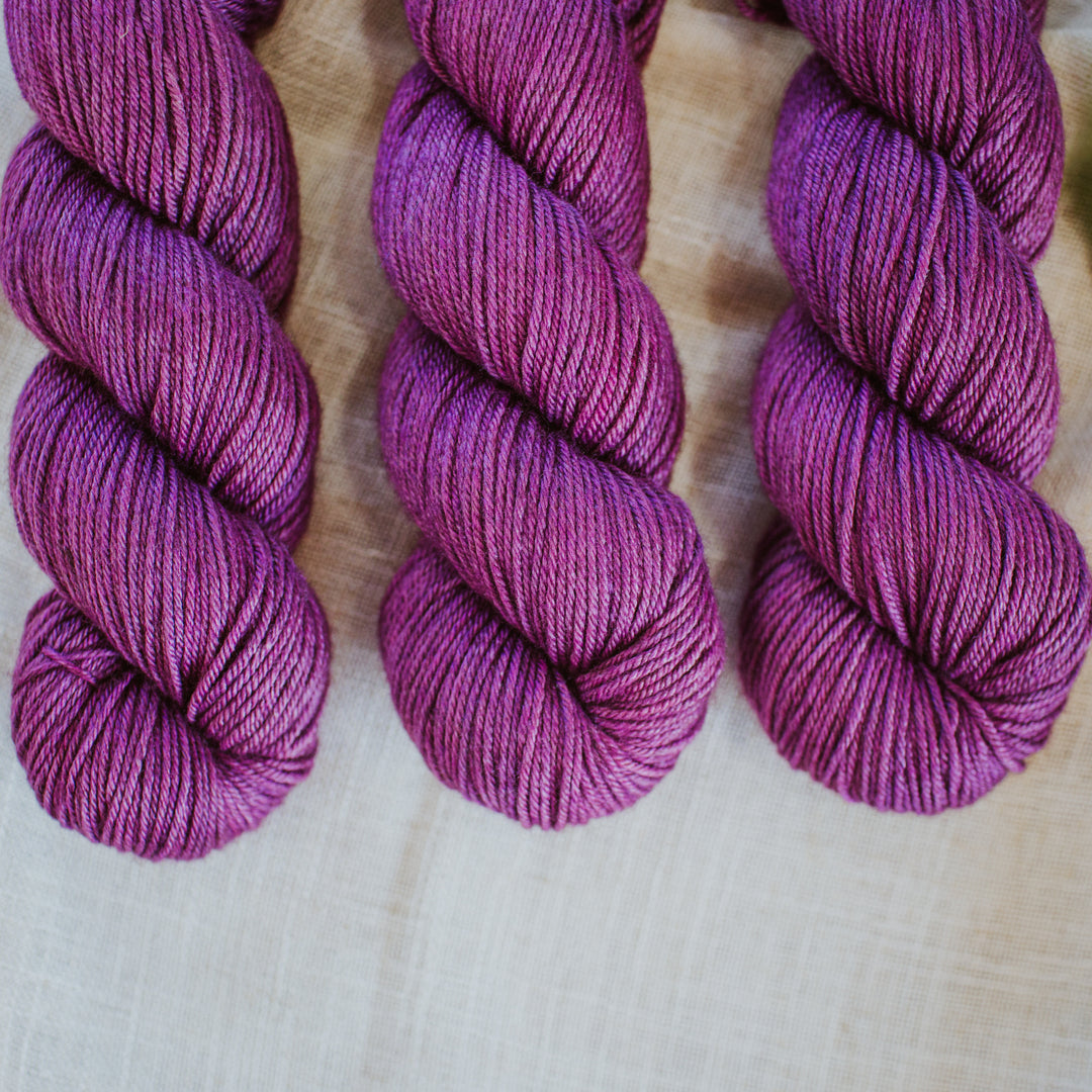 "Enchanted" Yak/Silk DK Hand-Dyed Yarn