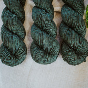 "Irish Moor" Yak/Silk DK Hand-Dyed Yarn