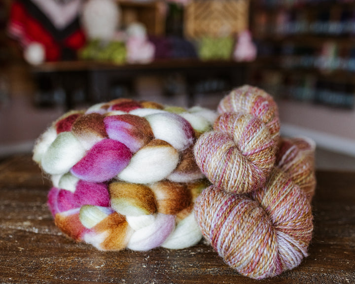 "Cottage Life" Hand-Dyed Roving