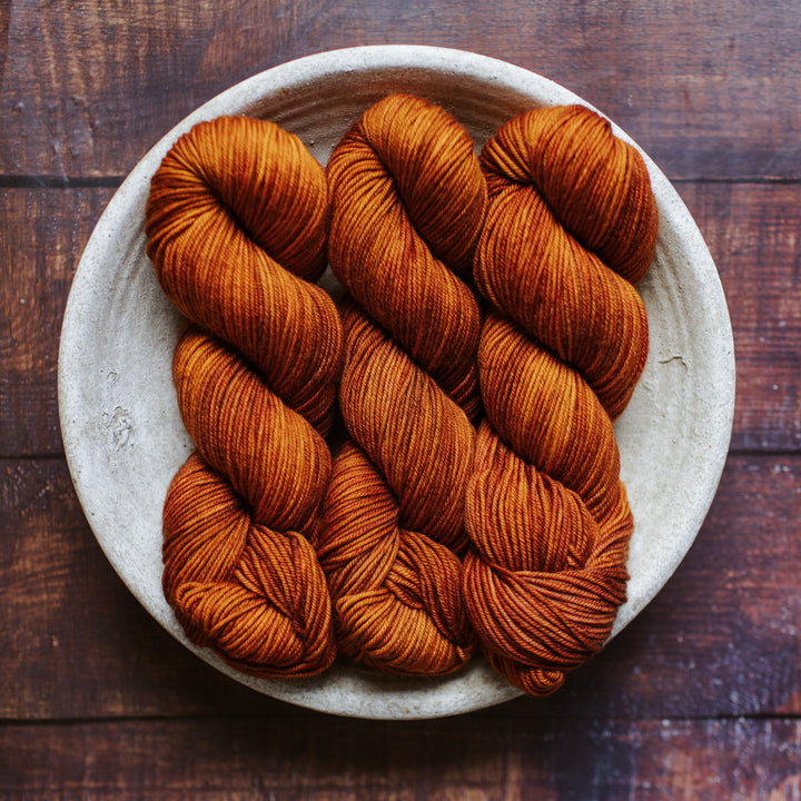 "Terra Cotta" Hand-dyed Yarn