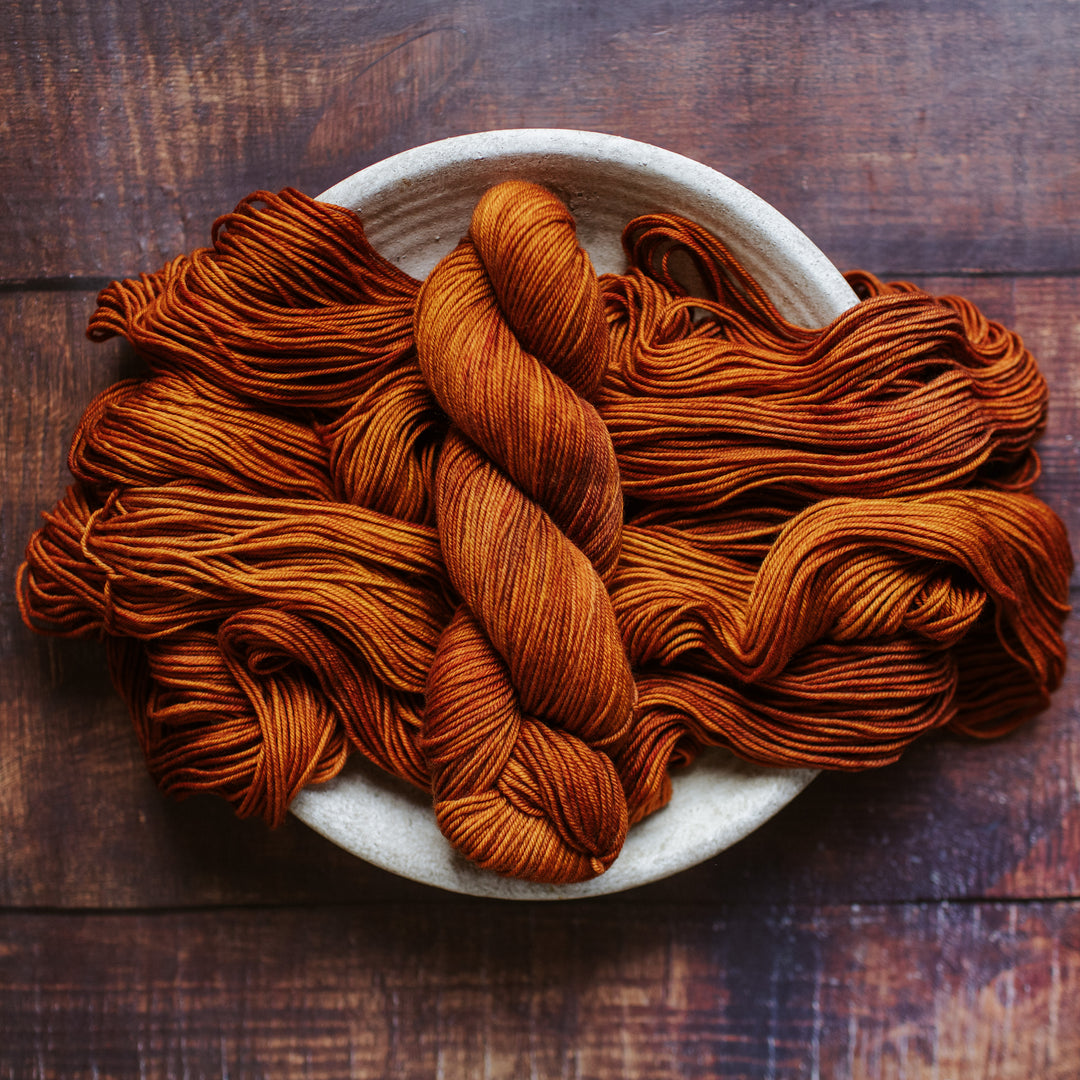 "Terra Cotta" Hand-dyed Yarn