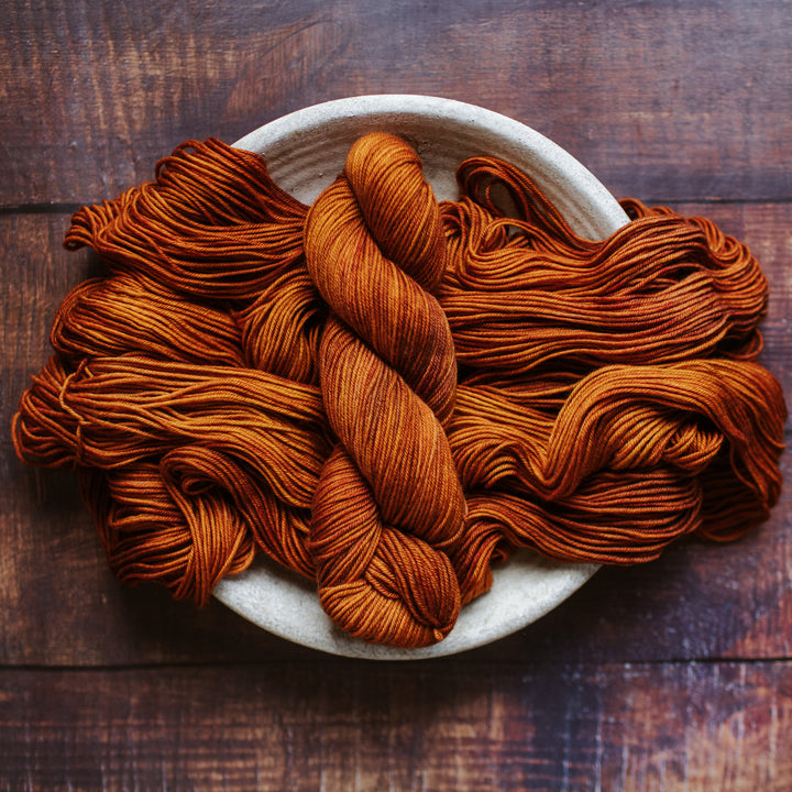 "Terra Cotta" Hand-dyed Yarn