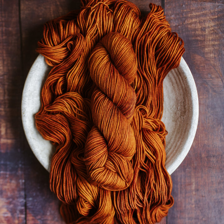 "Terra Cotta" Hand-dyed Yarn