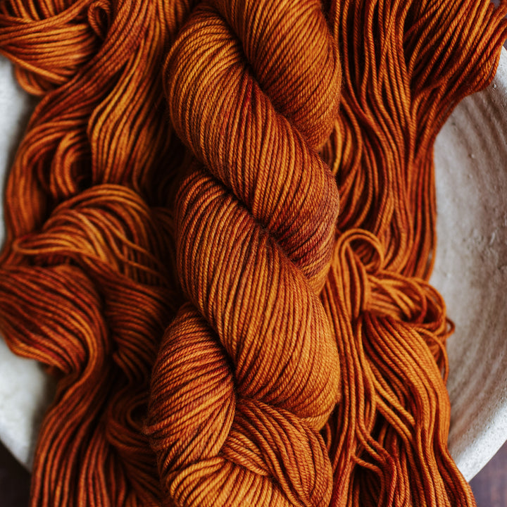 "Terra Cotta" Hand-dyed Yarn