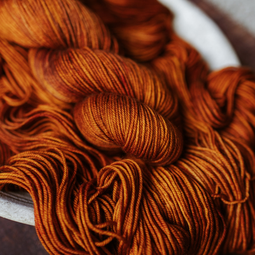 "Terra Cotta" Hand-dyed Yarn