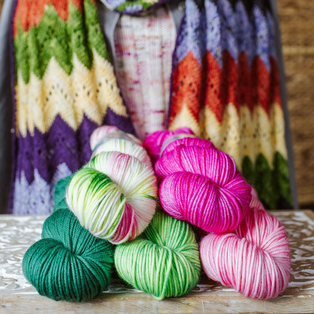 "Ziggy Interrupted" Crochet Scarf Kit